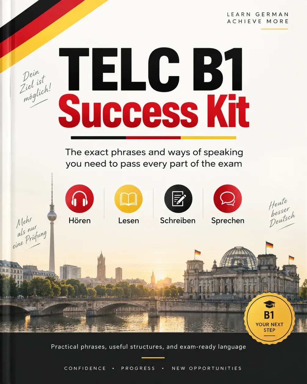 Telc German B1 Exam Success Kit (20/80 Rule)